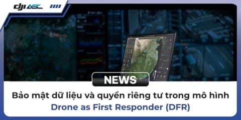 Bảo mật dữ liệu và quyền riêng tư trong mô hình Drone as First Responder (DFR)