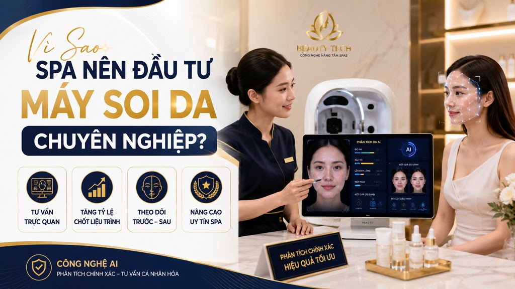 Vì Sao Spa Nên Đầu Tư Máy Soi Da Chuyên Nghiệp?