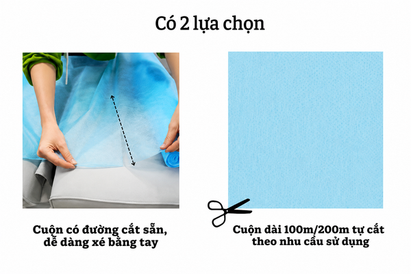 Vải không dệt kháng khuẩn Seny cho bệnh viện phòng khám spa