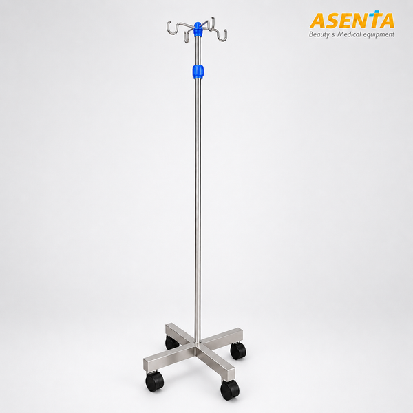 Cây truyền dịch di động đế inox dập HM-IVS-T02