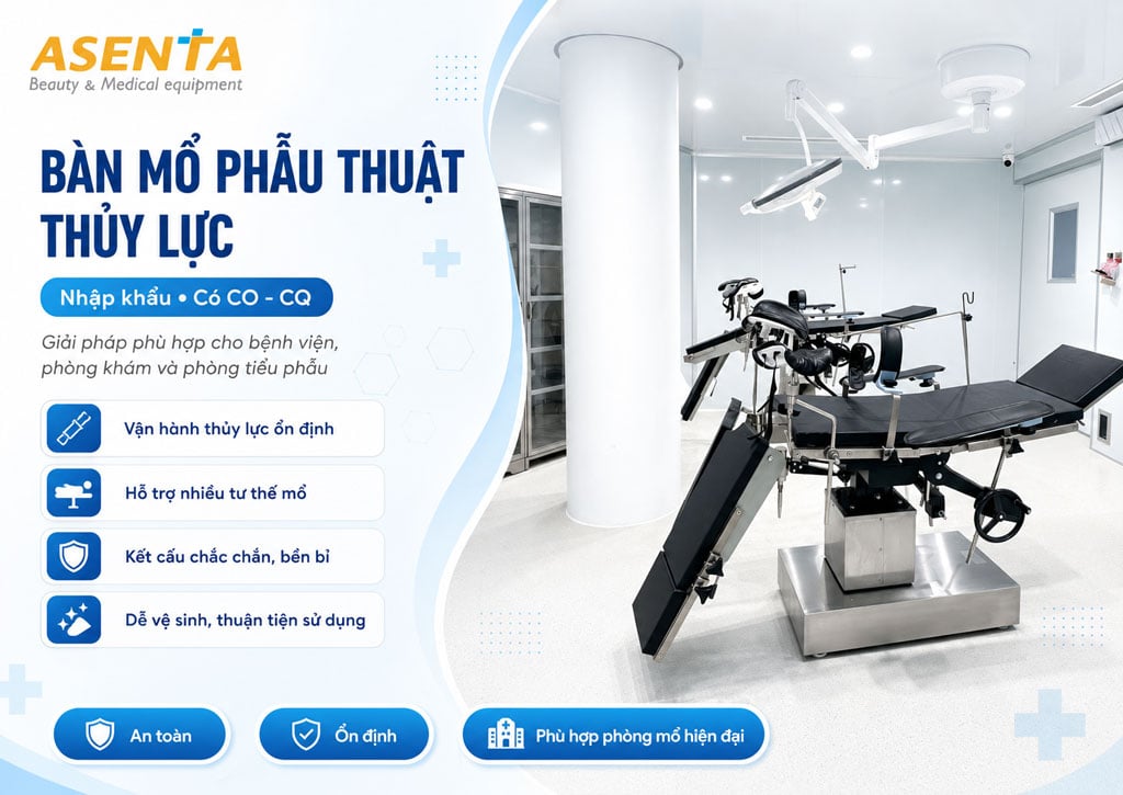 Mẫu bàn phẫu thuật thủy lực SXS3001-I