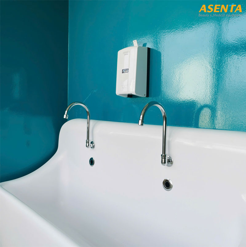 Bồn rửa tay tiệt trùng composite sử dụng trong phòng mổ bệnh viện