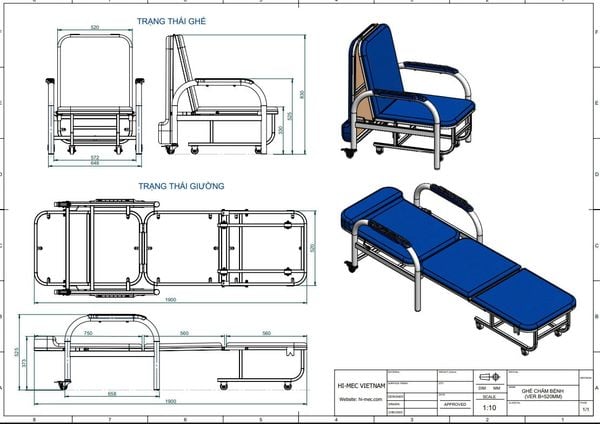 Thông số được tham khảo theo bản vẽ kỹ thuật sản phẩm