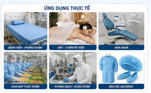Ứng dụng của vải không dệt