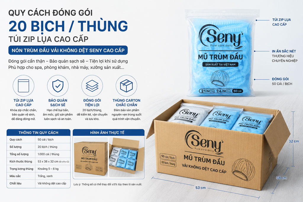 mũ trùm đầu cho khu công nghiệp