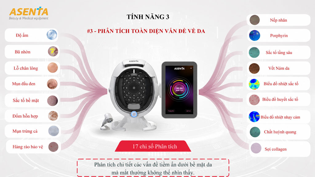 Máy phân tích da AI đánh giá da dựa trên yếu tố nào?