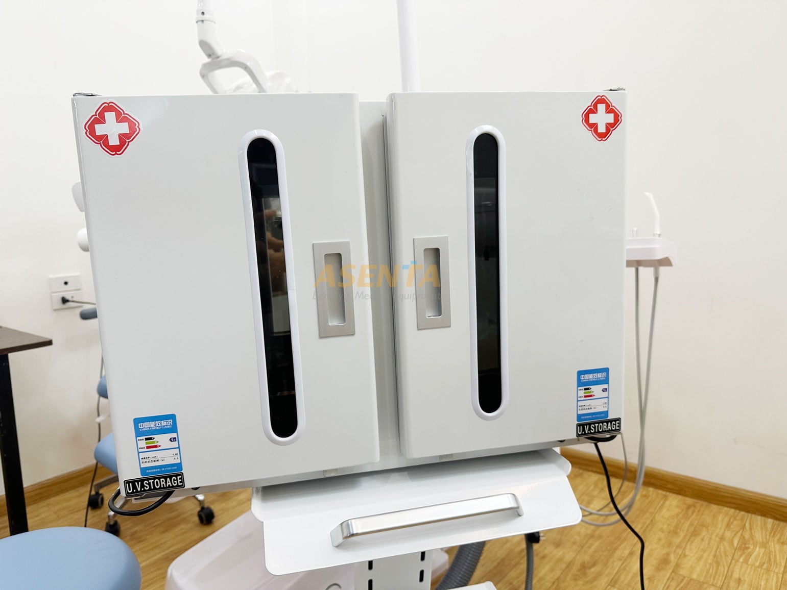 Tủ tiệt trùng UV dùng trong Nha Khoa Y Tế Ozone Khử Trùng Hộp Làm Sạch Khử Trùng Máy Nha Khoa Lưu Trữ Tủ