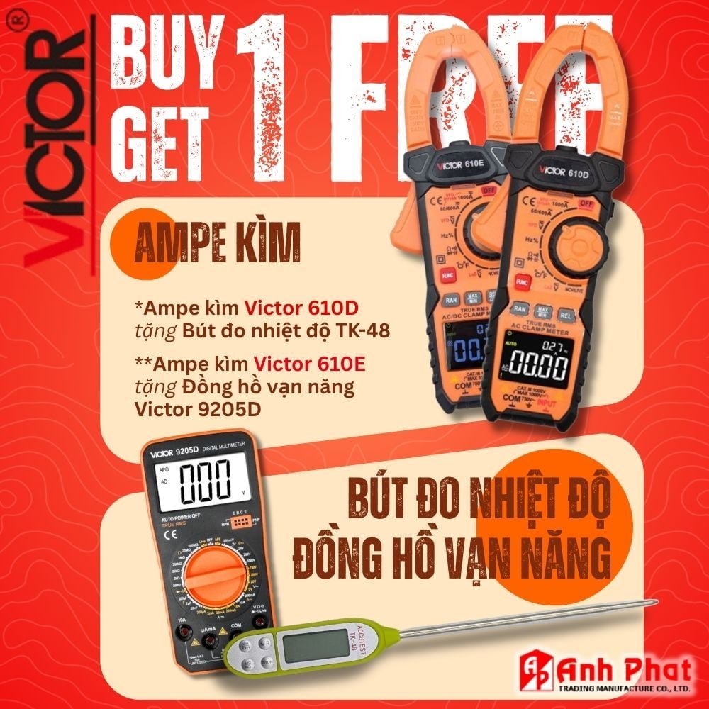 Ampe kìm VICTOR mua 1 tặng 1