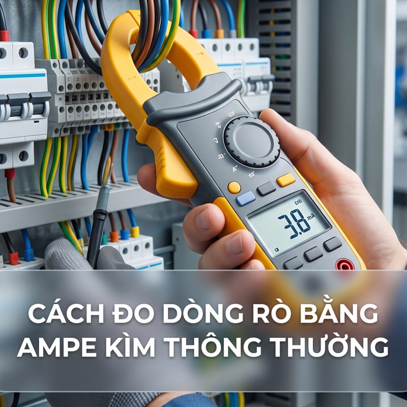 Cách đo dòng rò bằng Ampe kìm thông thường chuẩn kỹ thuật A-Z