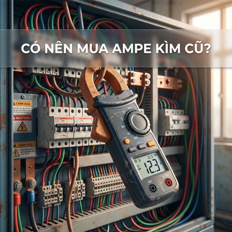 Có nên mua Ampe kìm cũ? Kinh nghiệm chọn mua để sử dụng an toàn