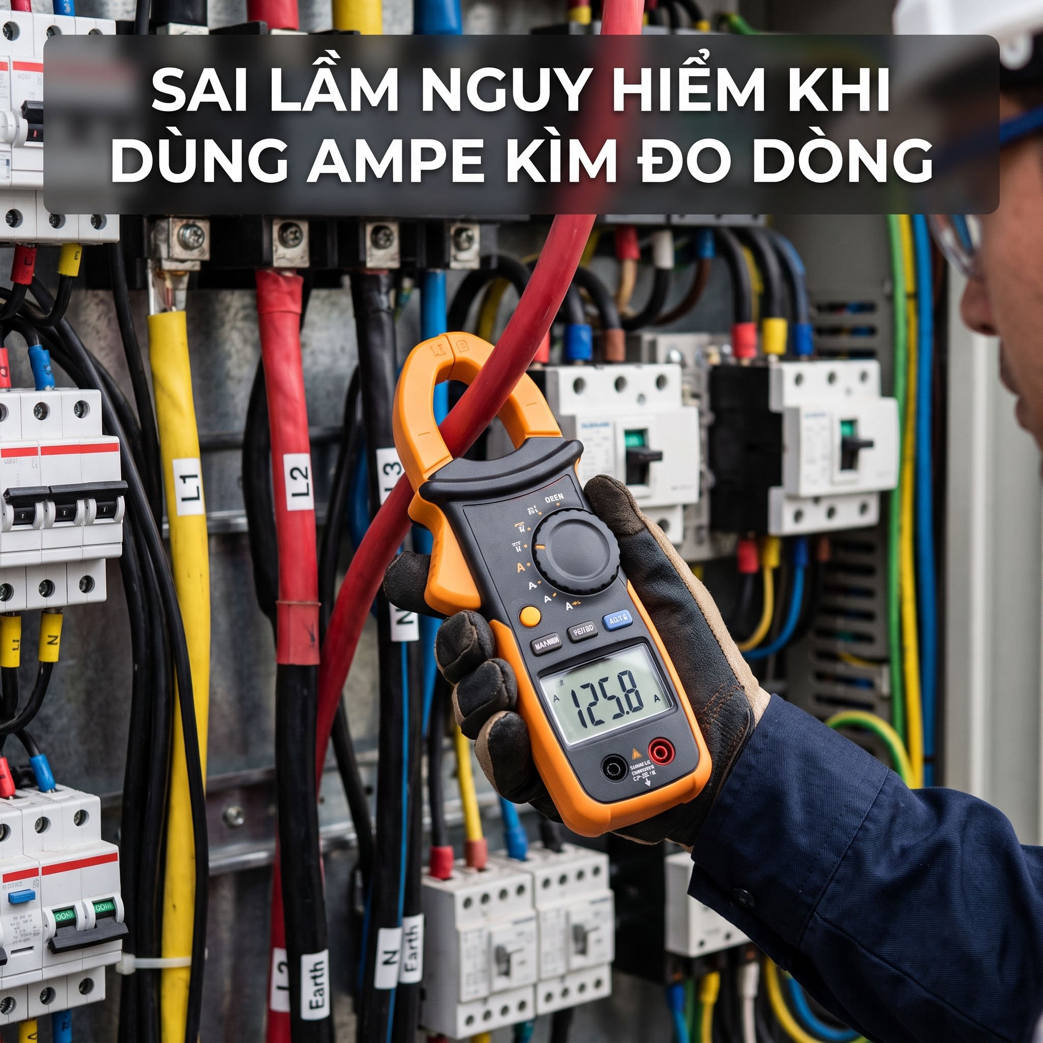 Top 10 sai lầm nguy hiểm khi dùng Ampe kìm đo dòng điện