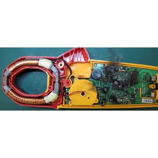Nguyên nhân Ampe kìm bị nổ, cháy board do đo sai thang và cách xử lý