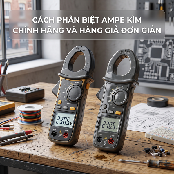 Cách phân biệt Ampe kìm chính hãng và hàng giả