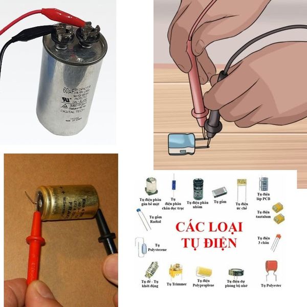 Cách đo tụ điện bằng Ampe kìm đo tụ