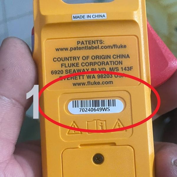 kiểm tra số seri ampe kìm chính hãng