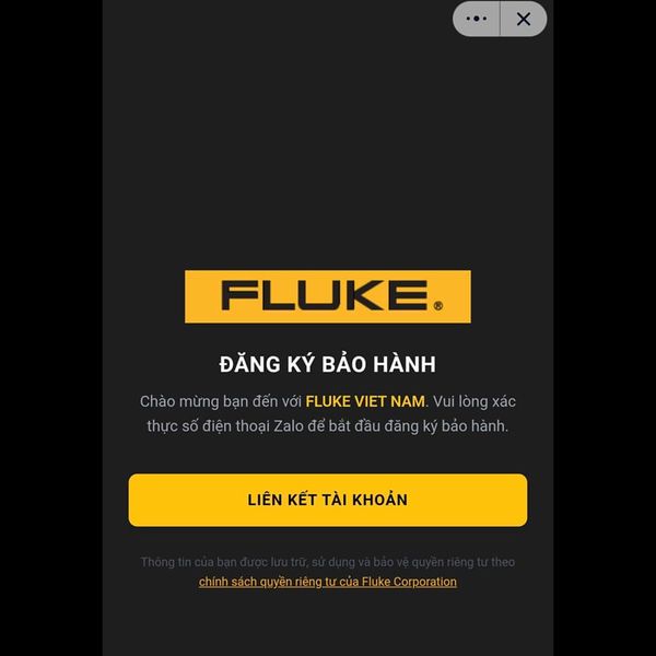Các bước Kich hoạt bảo hành và Kiểm tra sản phẩm FLUKE chính hãng