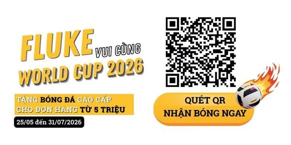 Fluke tặng bóng đá World Cup 2026