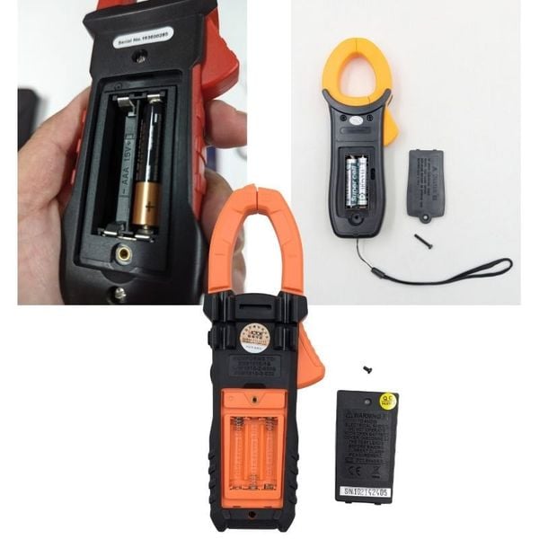 Hướng dẫn thay pin Ampe kìm