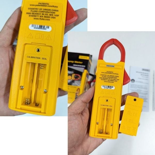 Hướng dẫn thay pin Ampe kìm