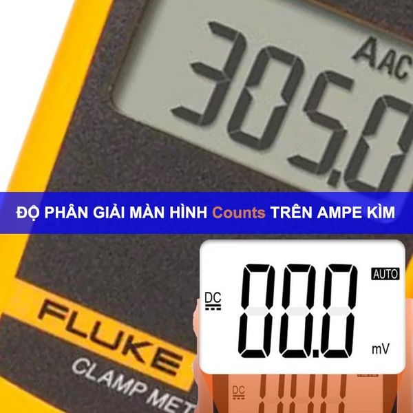 Ý nghĩa chỉ số Counts Ampe kìm & Độ phân giải đo