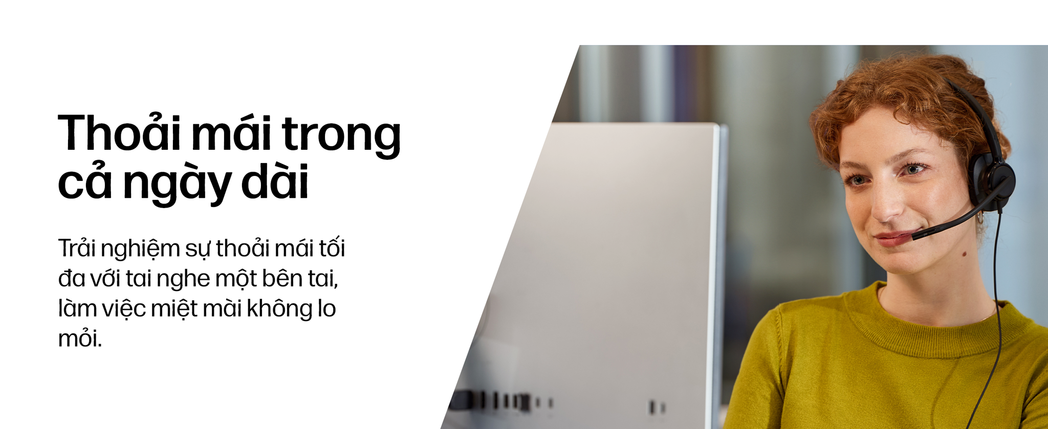 Tai nghe có dây USB một bên tai thế hệ mới HP Poly Mission 415 (HP SKU: C01A9A6)