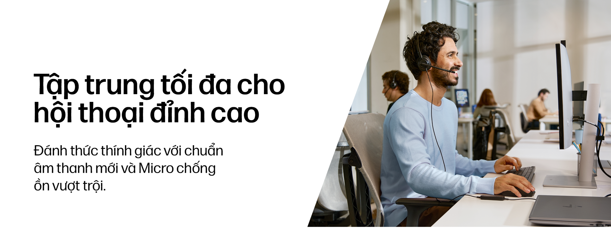 Tai nghe có dây USB hai bên tai thế hệ mới HP Poly Mission 425 Classic (HP SKU: C01B3A6)