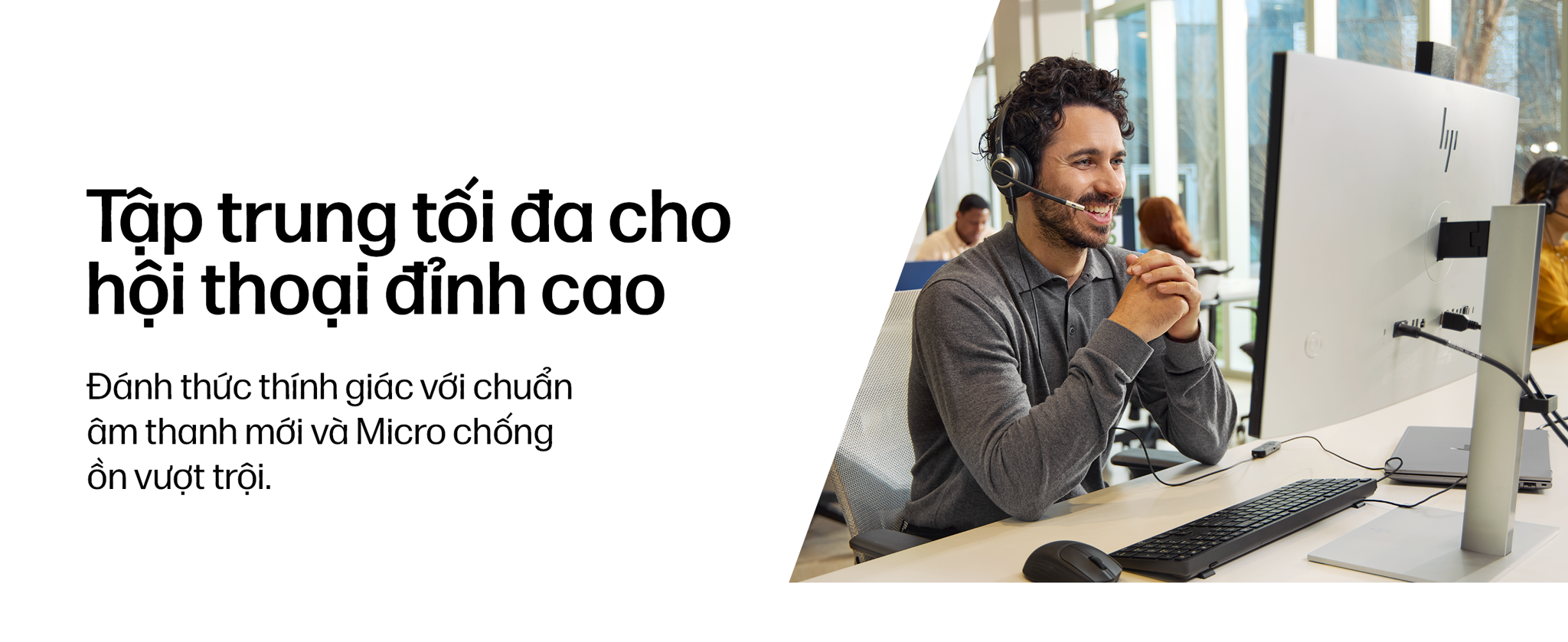 Tai nghe có dây USB một bên tai thế hệ mới HP Poly Mission 615 (C01C3A6)