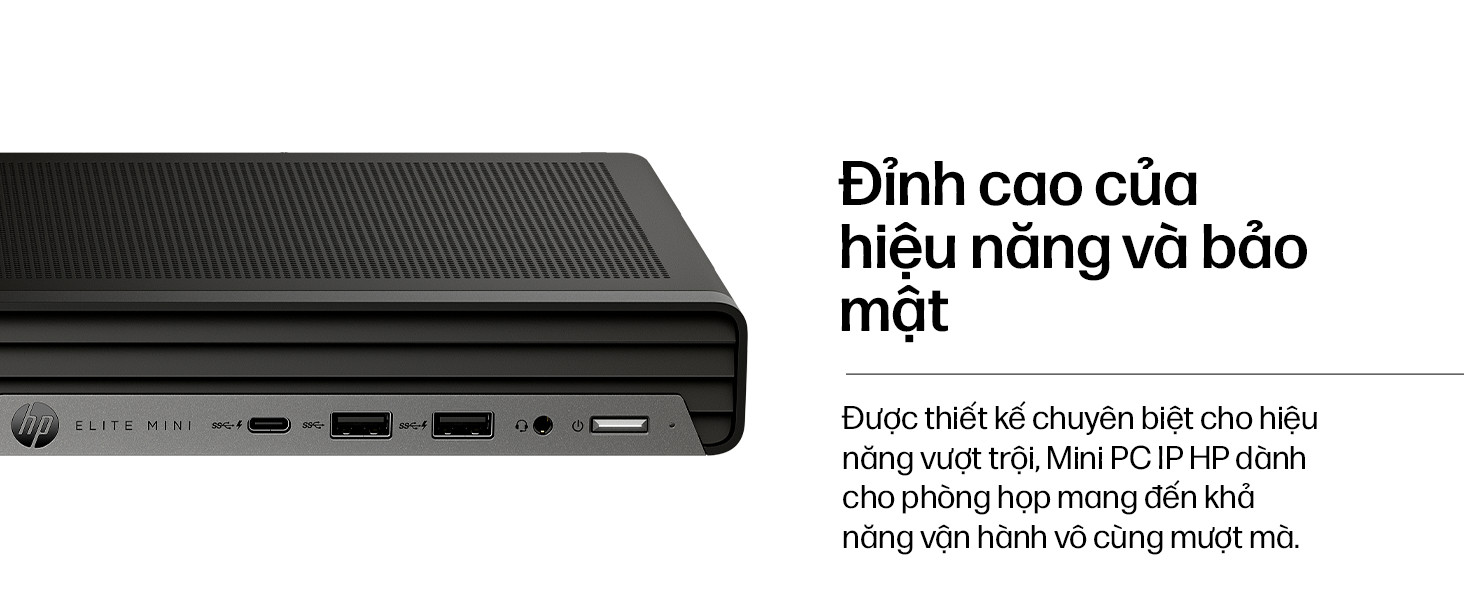 Bộ máy tính họp trực tuyến HP Poly Studio Base Kit G9 Plus for Microsoft Teams HP Mini IP PC w/TC10