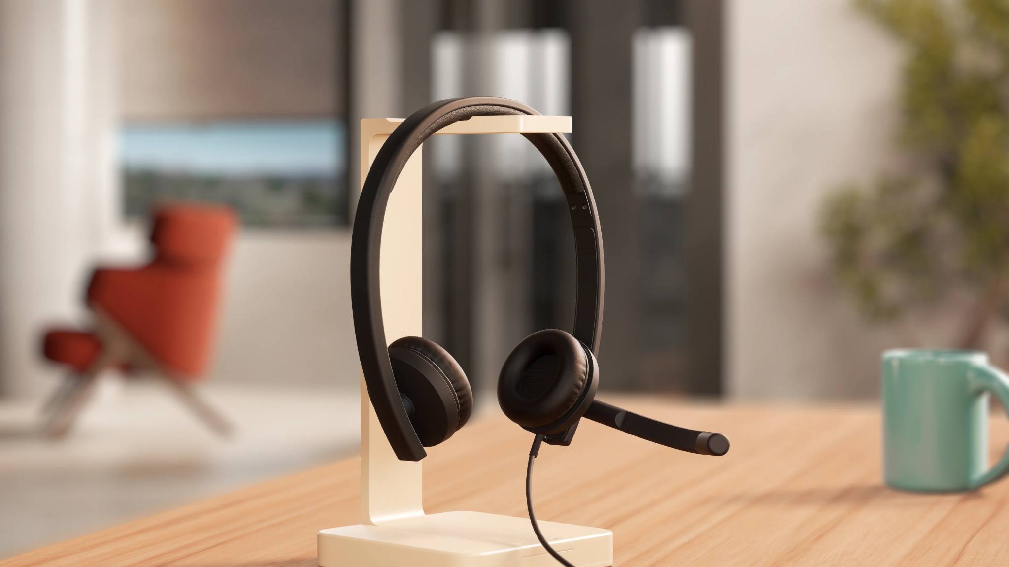 Tai nghe có dây hai bên tai Logitech H570e