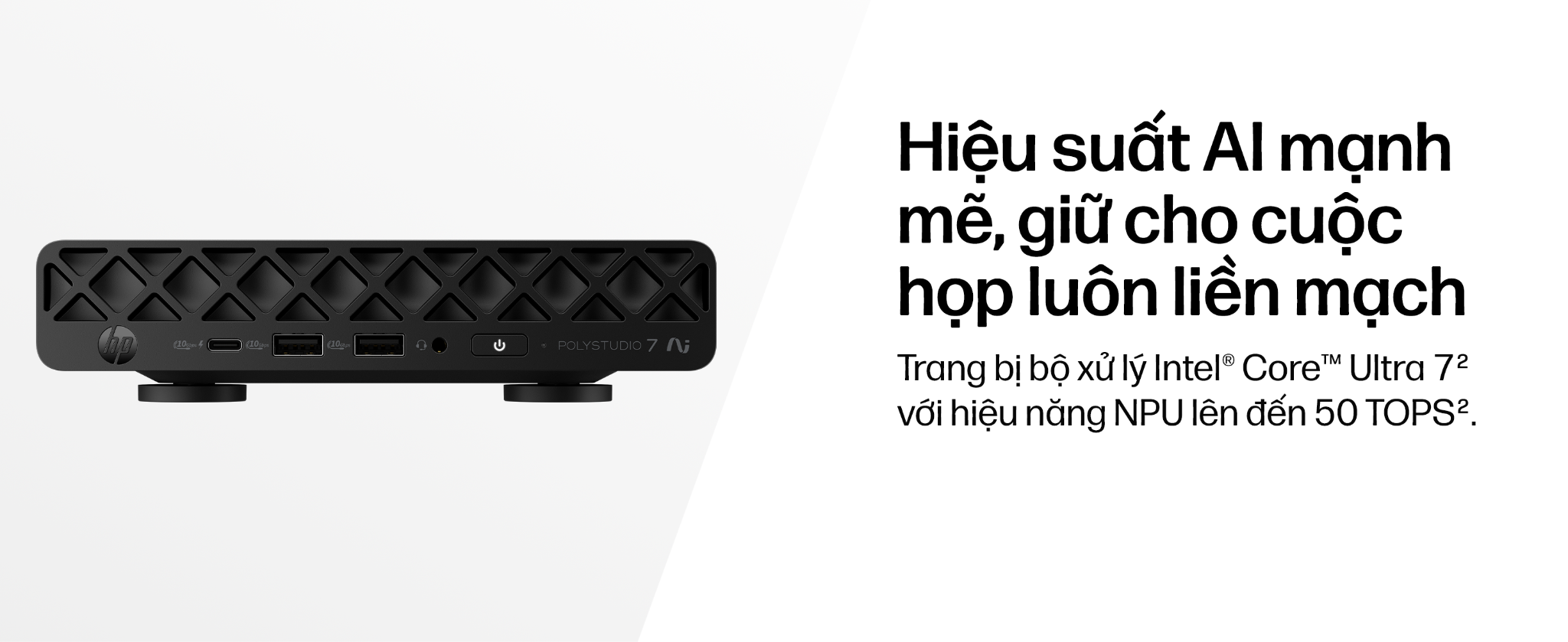 Máy tính hỗ trợ họp trực tuyến HP Poly Studio 7&nbsp;Room Compute tích hợp sẵn Zoom&nbsp;Rooms