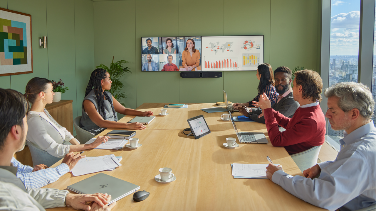 Máy tính hỗ trợ họp trực tuyến HP Mini IP Conference PC tích hợp sẵn Microsoft Teams Rooms