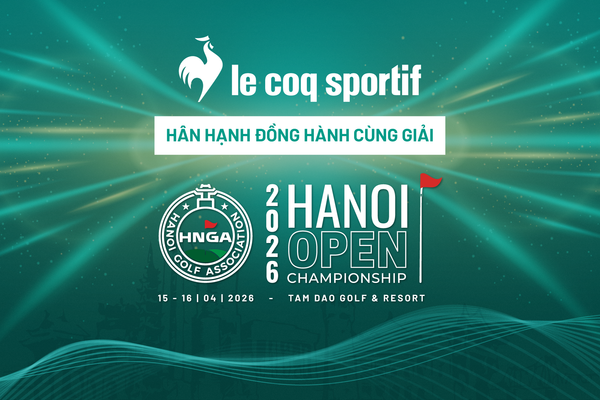 LE COQ SPORTIF ĐỒNG HÀNH CÙNG GIẢI HÀ NỘI OPEN 2026