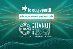LE COQ SPORTIF ĐỒNG HÀNH CÙNG GIẢI HÀ NỘI OPEN 2026