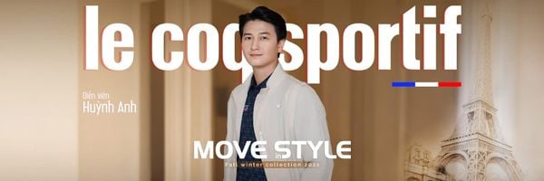 Diễn viên Huỳnh Anh ‘‘Cách Quý ông Pháp 1mm” trong BST thu đông của le coq sportif