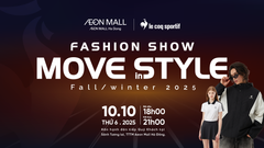 “Move in Style” Fashion Show – Điểm hẹn thời trang & thể thao cùng Aeon Mall Hà Đông & le coq sportif