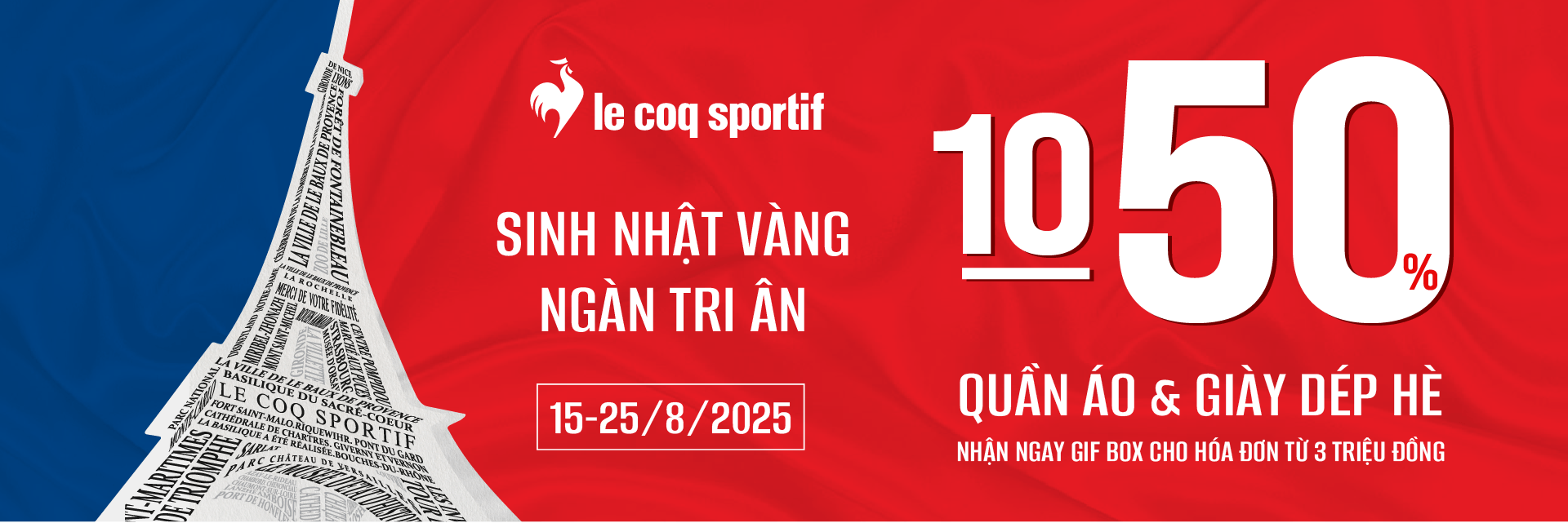 SINH NHẬT VÀNG - NGÀN TRI ÂN