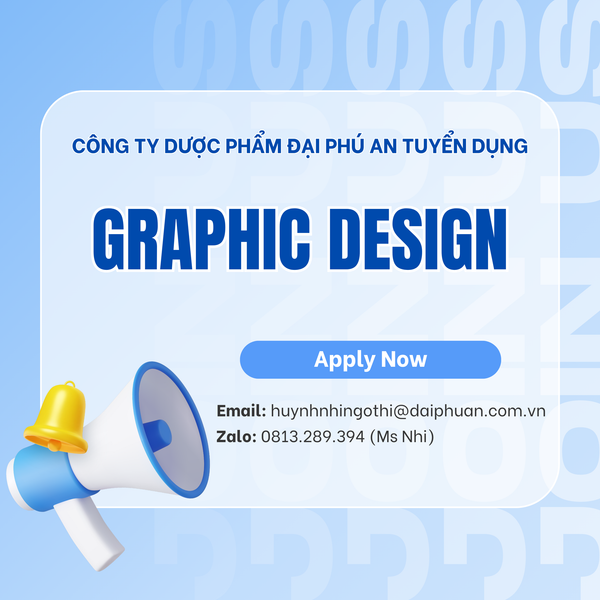 TUYỂN DỤNG GRAPHIC DESIGN - MỚI NHẤT