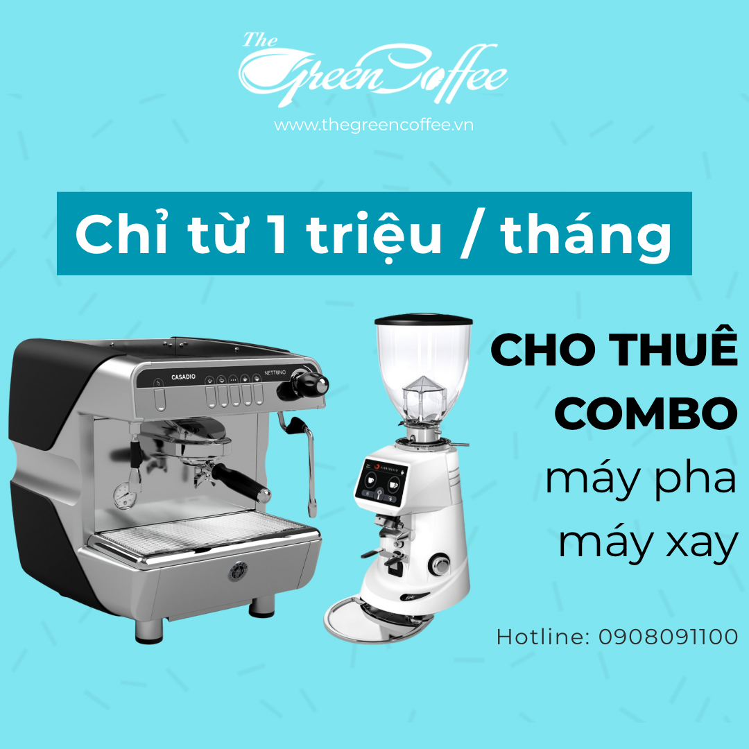 Cho thuê máy pha cà phê: Đa dạng máy và thương hiệu