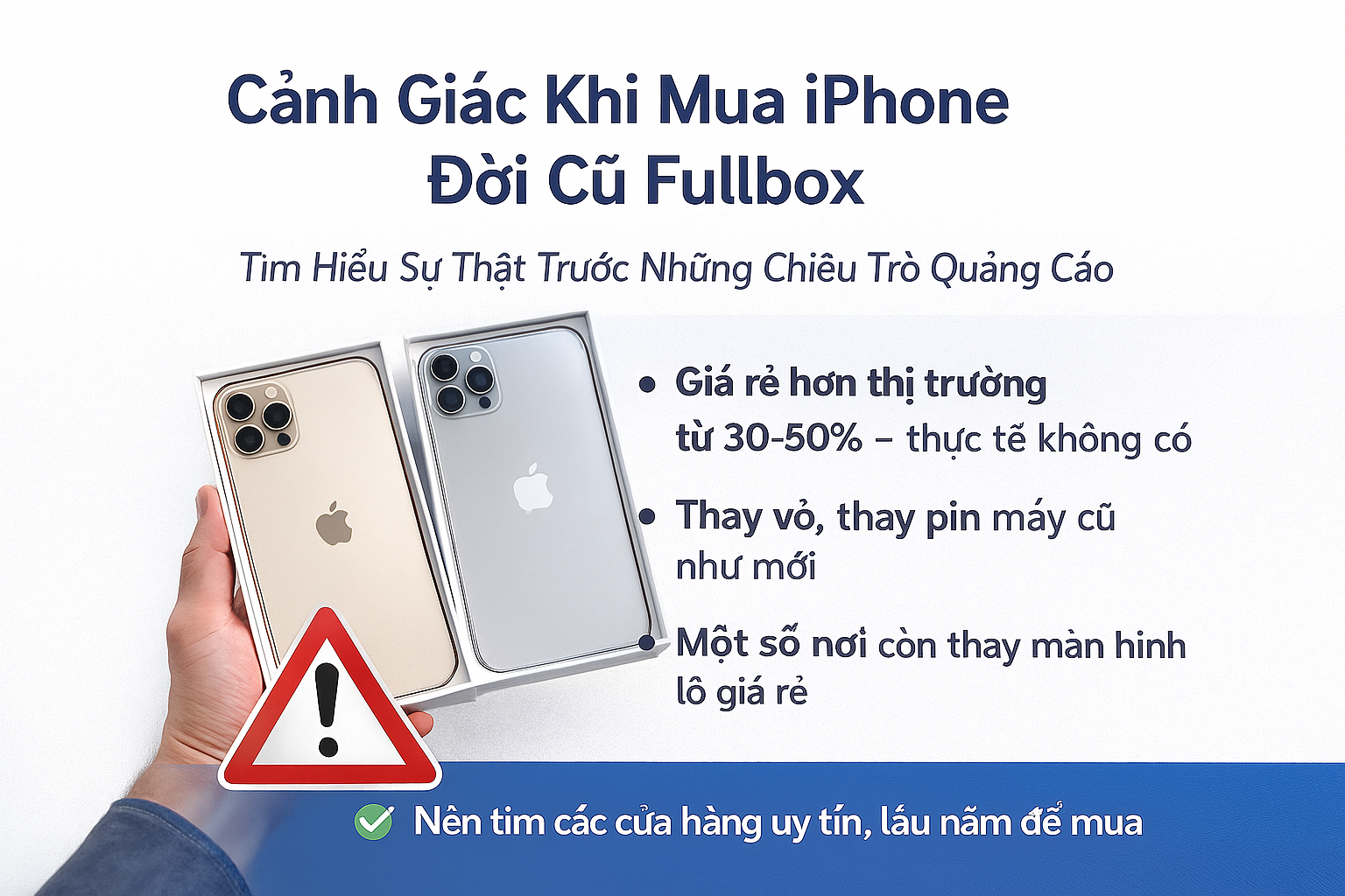 Cảnh Giác Khi Mua iPhone Cũ Fullbox: Sự Thật Và Chiêu Trò Lừa Đảo