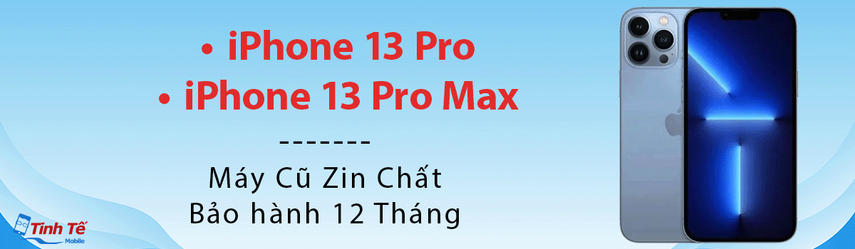 iPhone 13 Pro cũ Hà Nội (Đẹp 99 - Pin 100 - Bảo Hành 12 Tháng)