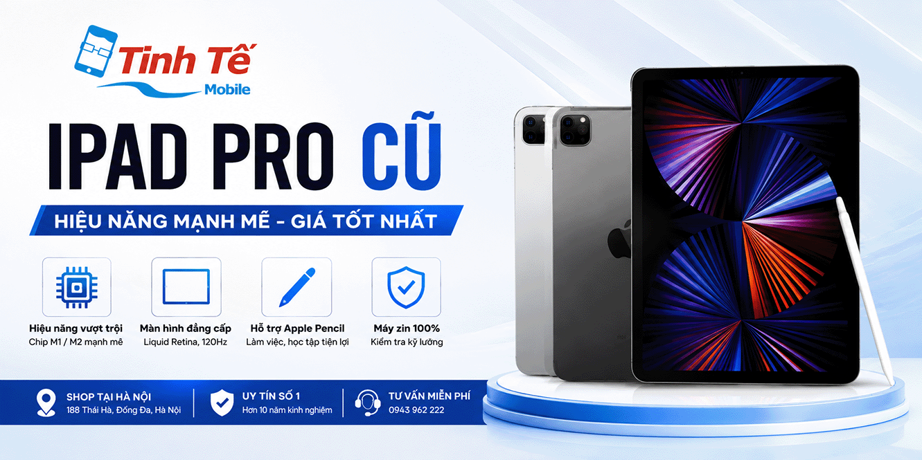 iPad Pro Cũ Giá Rẻ Hà Nội (11 -12.9 - 13 inch)
