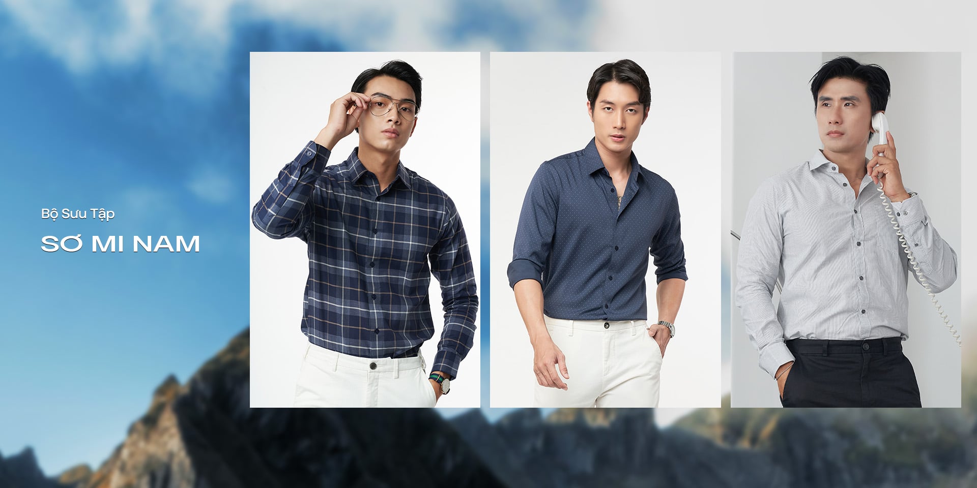 Bộ Sưu Tập Sơ Mi Nam Bạc Hà Ninomaxx