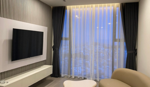 Rèm Cửa COCO thi công rèm vải tại Căn Hộ Sam Tower đường Như Nguyệt