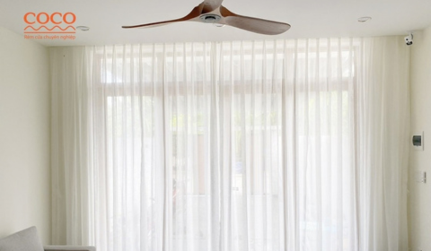 Rèm cửa COCO thi công rèm vải tại đường Nguyễn Phước Lan, Hòa Xuân