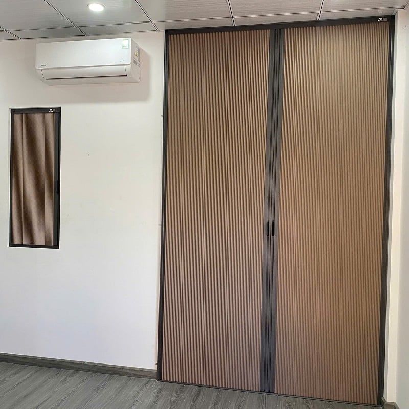 vách ngăn phòng khách vách tổ ong 1