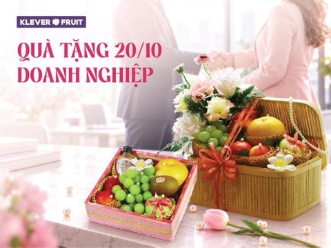 Quà Tặng 20/10 Doanh Nghiệp Tôn Vinh Phụ Nữ Việt Nam – Giỏ Quà Trái Cây Tặng Đối Tác, Khách Hàng, Nhân Viên Nữ