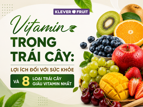 Vitamin trong trái cây: Lợi ích đối với sức khỏe và 10 loại trái cây giàu vitamin nhất