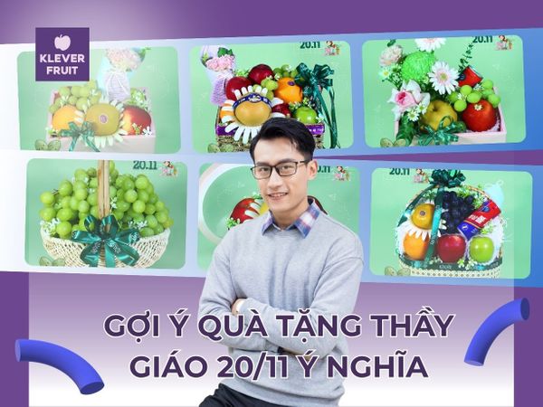 Tặng gì ngày 20/11? Gợi ý quà tặng thầy giáo 20/11 ý nghĩa, sang trọng và khác biệt