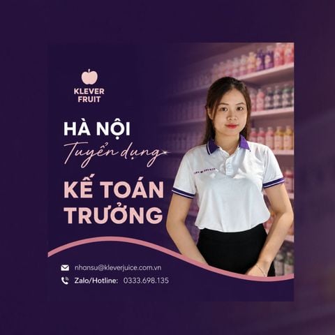 Tuyển dụng Kế toán trưởng - Hà Nội