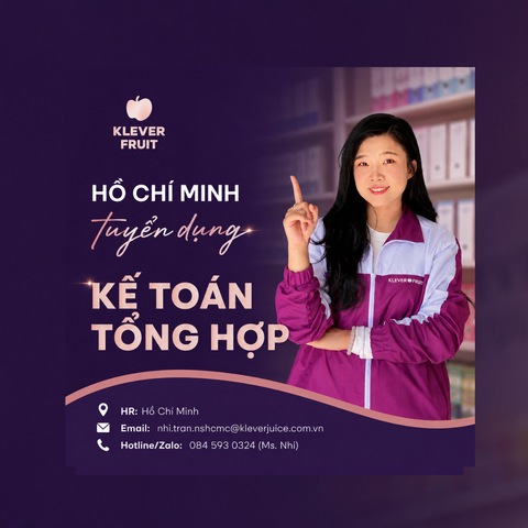 Tuyển dụng Kế toán tổng hợp - chi nhánh Hồ Chí Minh